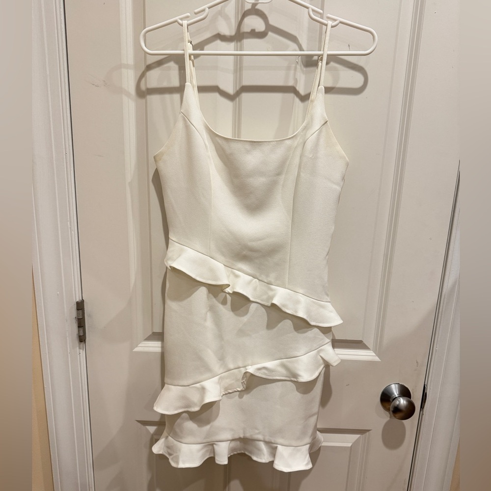 Selfie Leslie White Mini Dress